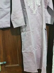 Lilac Embellished Salwar Kameez