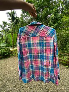 Casual Checked Shirt For Women