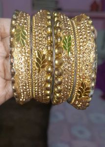 Sparkling Silver Bangles