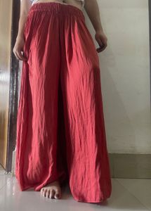 🌈GAP Flowy Coral Palazzos💕