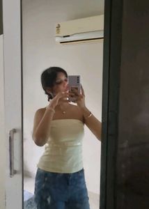 Butter Yellow Tube Top