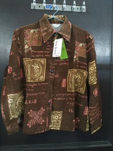 A Export Branded Printed Girl Winter Shirt
