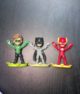Set Of-3 Superheros (Flash/Batman/Green Lantern)