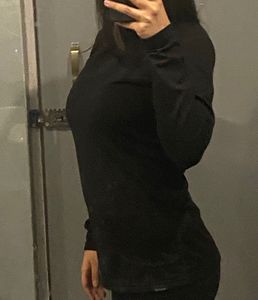 Black Long Sleeve Top