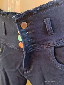 New 30 Size High-Waisted Denim Jeans