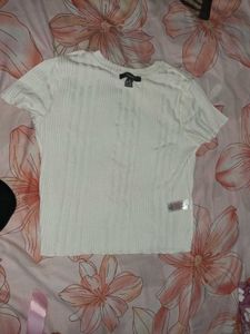 Ribbed Short Sleeve Top