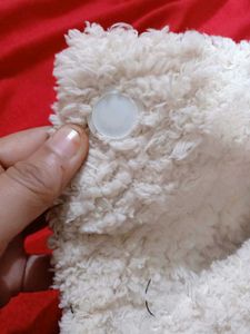 Fluffy White Chain Bag