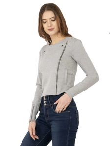 SEQUEND Women Self Design Casual Jacket