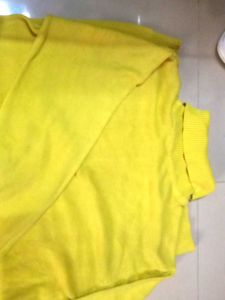 Yellow Turtleneck Sweater