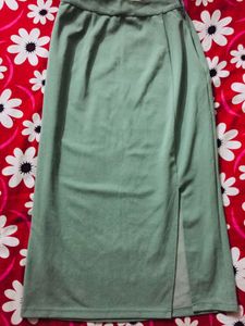 Long Side Slit Skirt