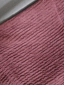 Rose Textured Ruched Crop Top