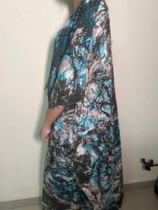 Boho Print Kaftan Dress
