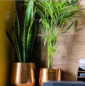 Metal Planter Copper Color
