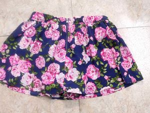 Floral Mini Skort By FOREVER 21
