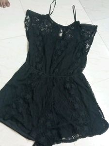 Black Top With Back Less