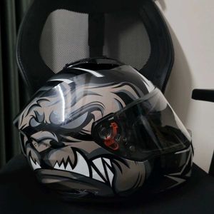STUDDS DRIFTER D1 DECOR MATTBLACK &amp; GREY Helmet