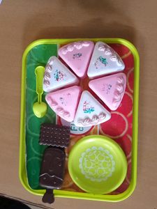Toys Velcro Cake, Fruits And Star Link