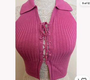 Pink Halter Top