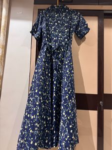 NEW FLORAL BLUE MAXI DRESS
