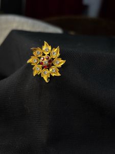 Floral Gold Earrings