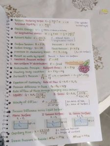 Physics Formula Sheet NEET