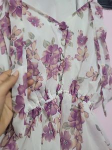 Pink Floral Top