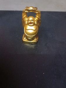 Golden Buddha Figurine