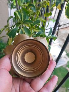 Golden Lotus Candle/T-light Holder
