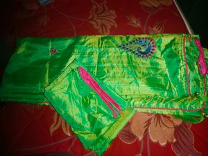 Green Colour Saree