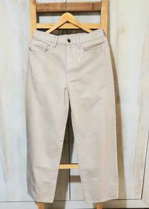 Light Brown Cotton Trouser Waist Size-30