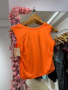 Orange Tank Top