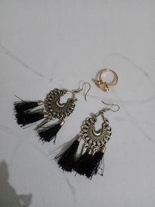 Earnings And Finger Ring Combo