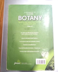 Botany Plus One Hand Book For SCERT &amp; CBSE