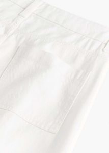 H&amp;M White Cargo Jeans (Double Pocketed)8 Pockets