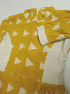 Yellow Printed Dress