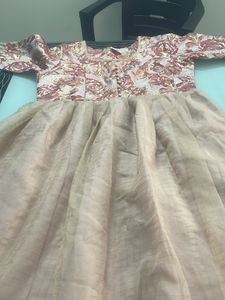 Peach Ethnic Gown