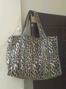Leopard Print Tote Bag