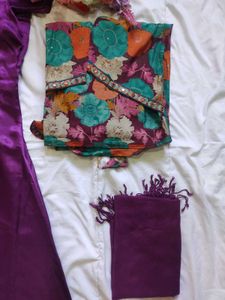 Elegant Purple Kurta Set