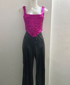 URBANIC Pink Corset Top