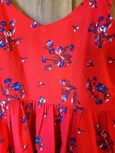 Cute red Singlet Top
