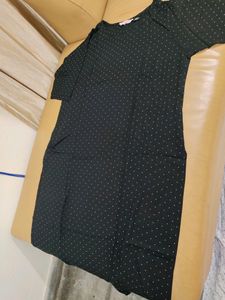 Black Polka Kurti