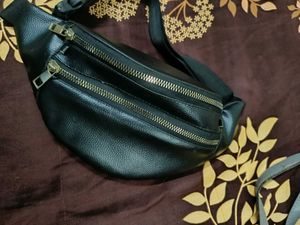 Stylish Black Waist Bag