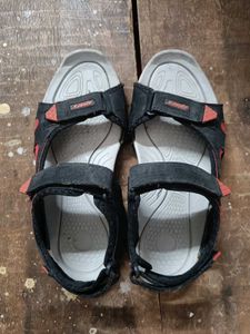 Stylish Red &amp; Black Sandals