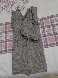 Ginger Check Top