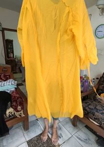 H&amp;M Kurti Bright Yellow New