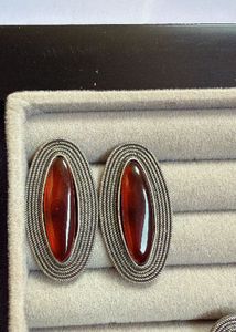 Pink Stone Earrings