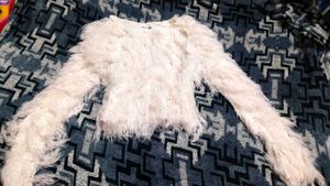 fringe fluffy Sweater