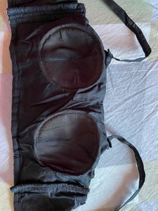 Embroidered Black Saree Blouse