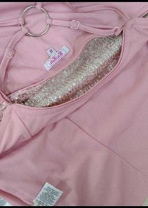 Sparkly Pink Mini Bodycon Dress