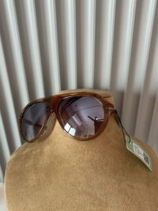 Brown Aviator Sunglasses